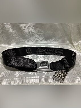 Star Wars Darth Vader “Come To The Dark Side” Buckle-Down Seatbelt Belt Unisex